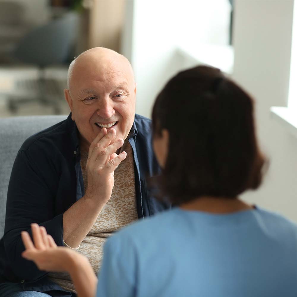 an addiction recovery patient